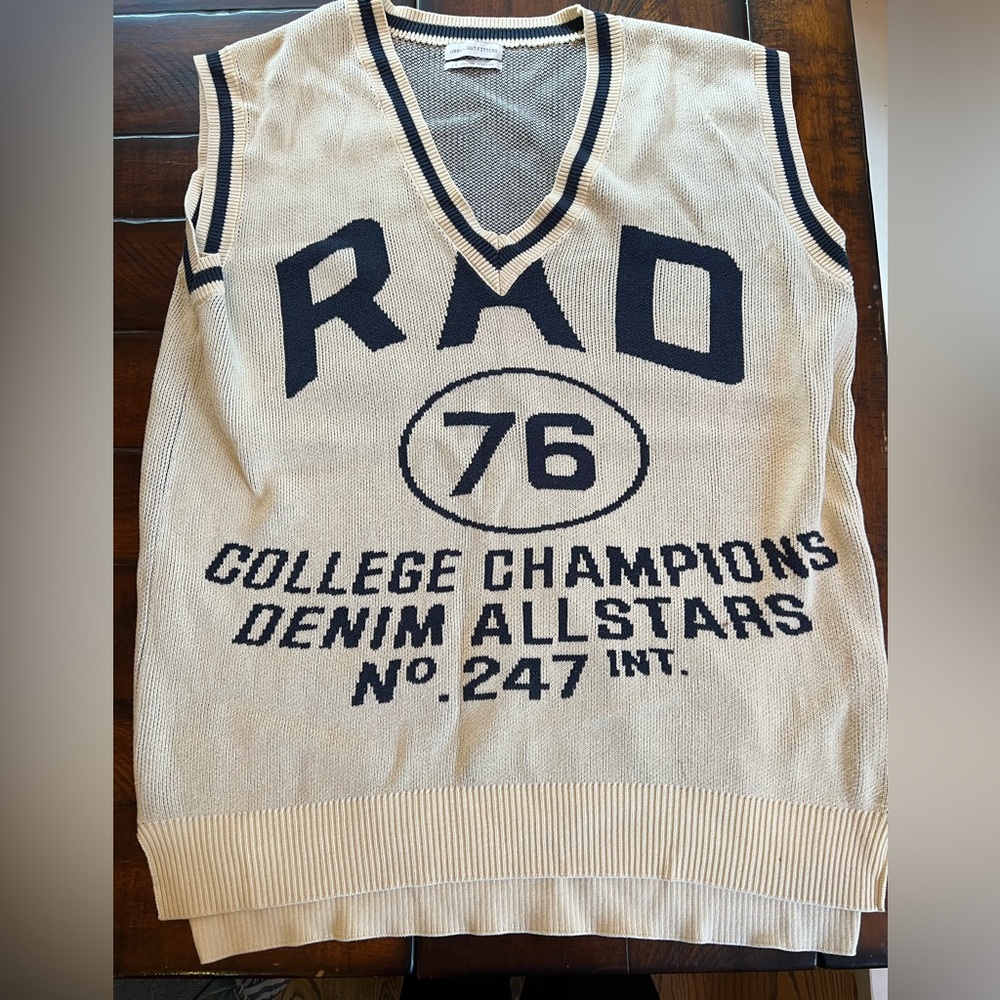 Urban Outfitters Rad College Champions Knit Vest